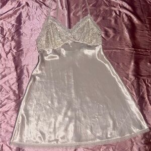 Dior Cream Lace Satin Chemise